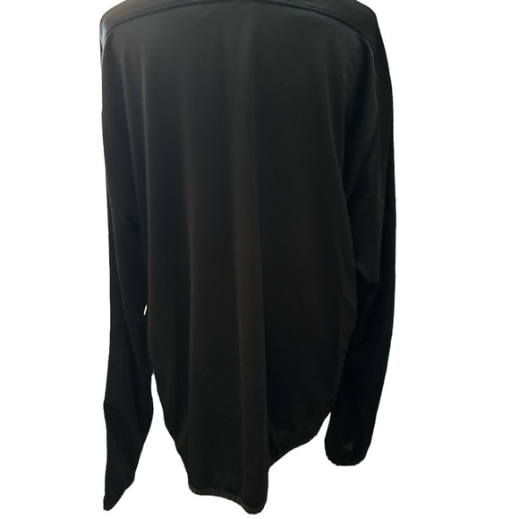 Nike Medium Weight Zip Jacket Basketball Black Gray Mesh Sides - Picture 3 of 5